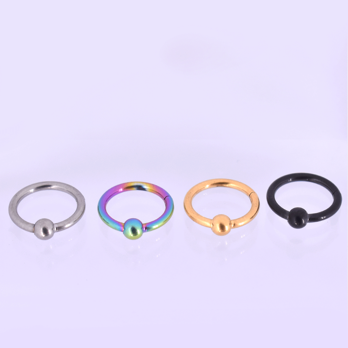 Piercing Acero Quirúrgico Aro Clicker Tipo BCR 8mm - Acero Quirúrgico – Piercing Colombia