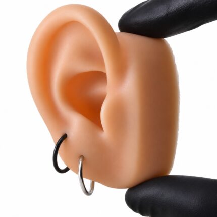 Aro Clicker Clásico 12mm en Acero Quirúrgico – Lóbulo Superior