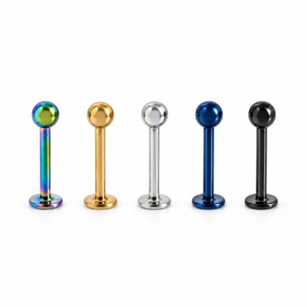 Labret Básico 10mm en Acero Quirúrgico – Lóbulo Superior
