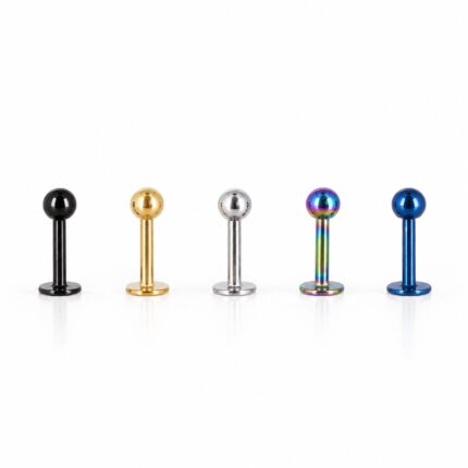 Labret Básico 6mm en Acero Quirúrgico – Lóbulo Superior