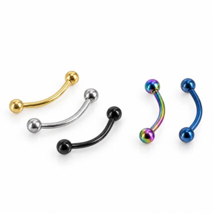 Banana Bola 12mm en Acero Quirúrgico – Piercing Rook