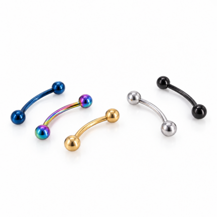 Banana Bola 10mm en Acero Quirúrgico – Piercing Rook