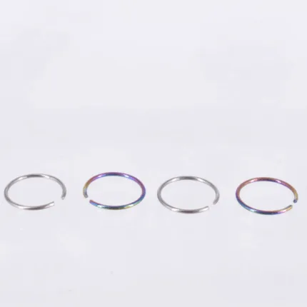 Aro Nostril Básico 8mm en Acero Quirúrgico – Piercing Nostril