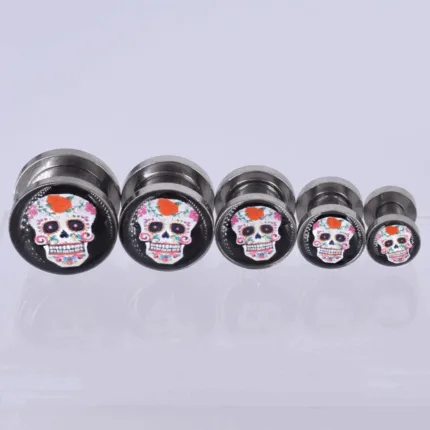 Expansor Catrina en Acero Quirúrgico – Expansiones de Oreja