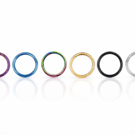 Aro Clicker Nostril 8mm en Acero Quirúrgico – Piercing Nariz