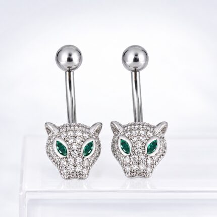 Belly Puma en Acero Quirúrgico – Piercing Ombligo