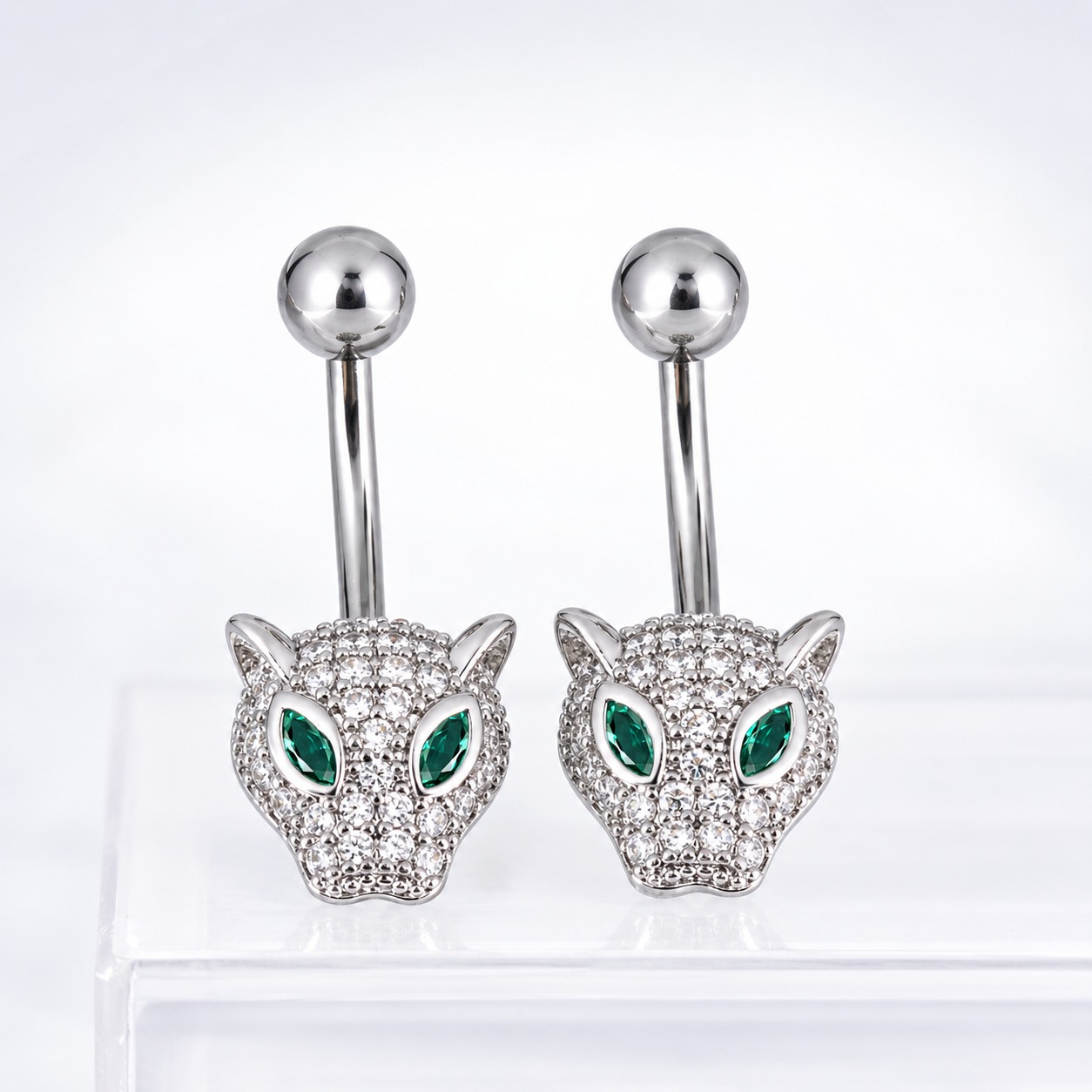 Ombligo Piercing Acero Belly Puma - Acero Quirúrgico – Piercing Colombia