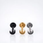Labret Formas - Acero Quirúrgico – Piercing Colombia
