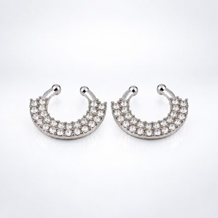 Argolla Falsa Tipo Septum Falso Shinning en Acero Quirúrgico – Piercing Septum