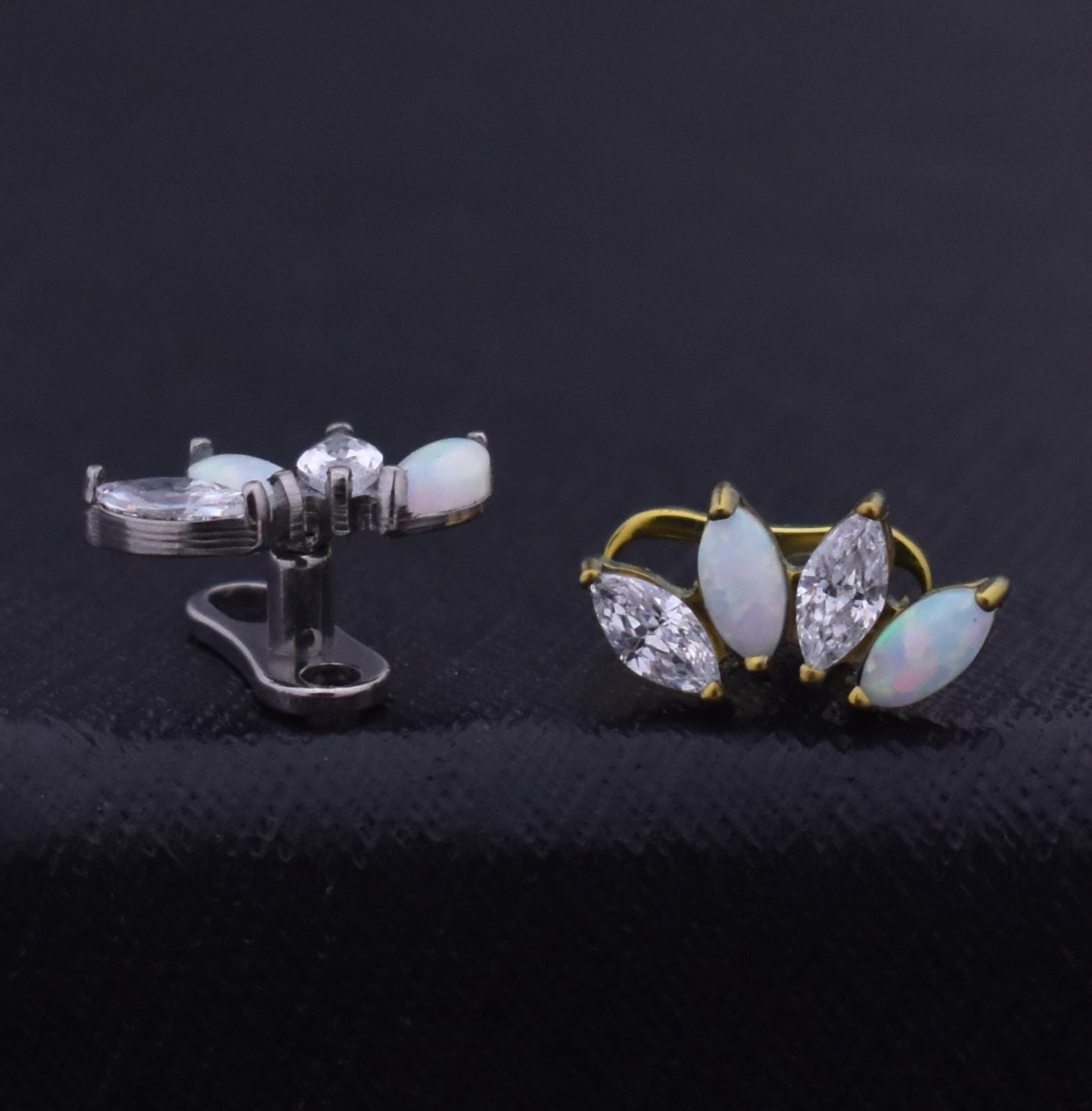 Microdermal Piercing Microdermal Lotus 16g - Titanio G.I – Piercing Colombia