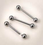 Barra Recta Titanio Grado Implante – 12, 14, 16 y 18mm – Piercing Colombia