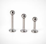 Labret Bola Titanio Grado Implante | 6-8-10-12mm – Piercing Colombia