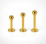 Labret Bola Titanio Grado Implante | 6-8-10-12mm – Piercing Colombia