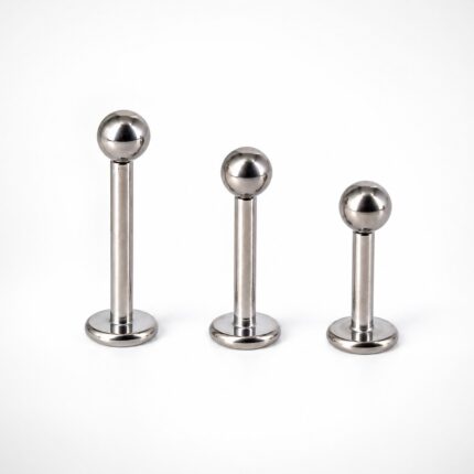 Labret Bola Titanio Grado Implante | 6-8-10-12mm – Lóbulo Superior