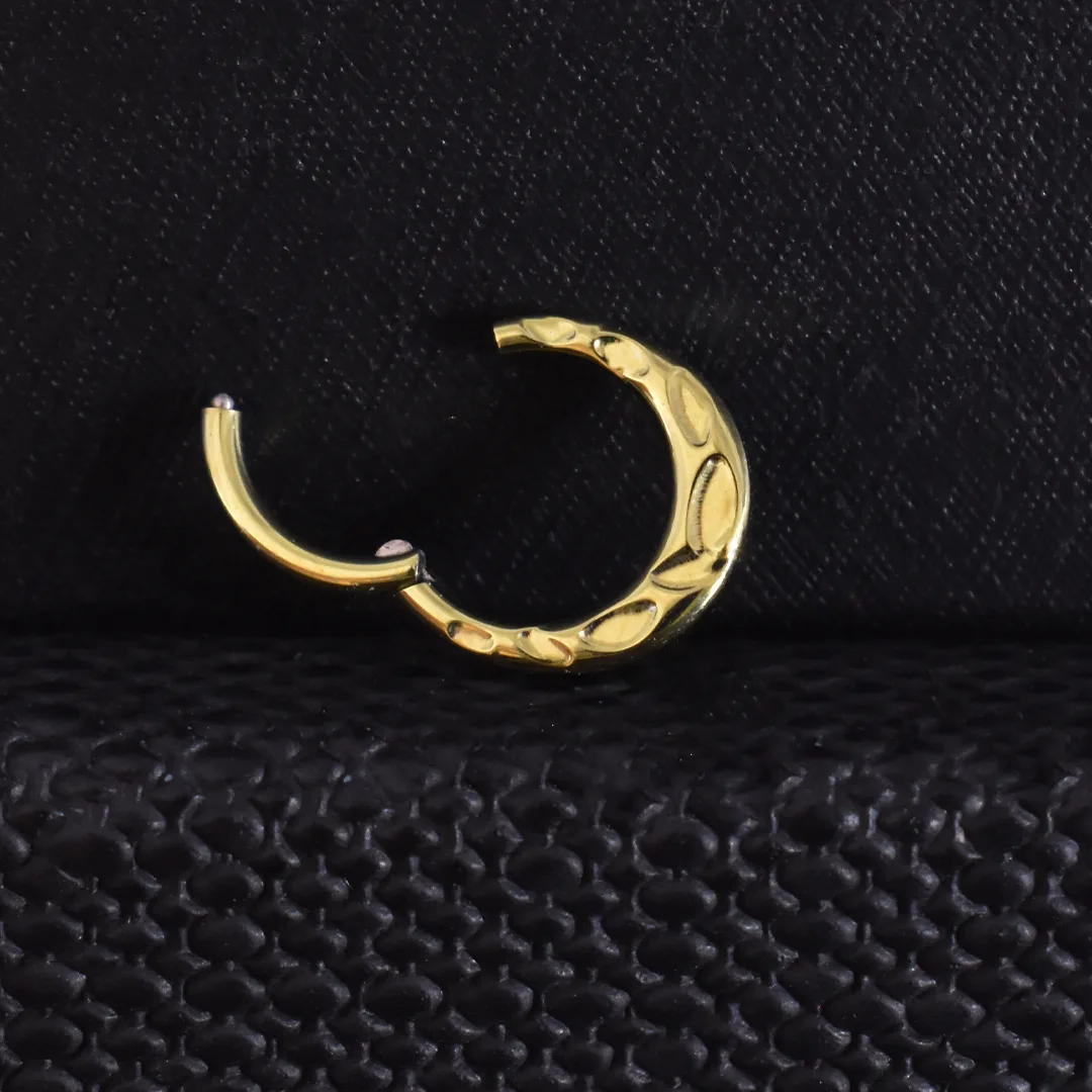 Aro Clicker  Areia 8mm - Titanio G.I Pulido – Piercing Colombia