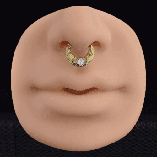 Aro Clicker Tiara 8mm - Titanio G.I Pulido – Piercing Colombia