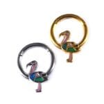 Aro Clicker Flamenco 8mm - Acero Quirúrgico – Piercing Colombia