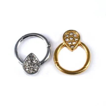 Aro Clicker Bindi 8mm en Acero Quirúrgico – Lóbulo Superior
