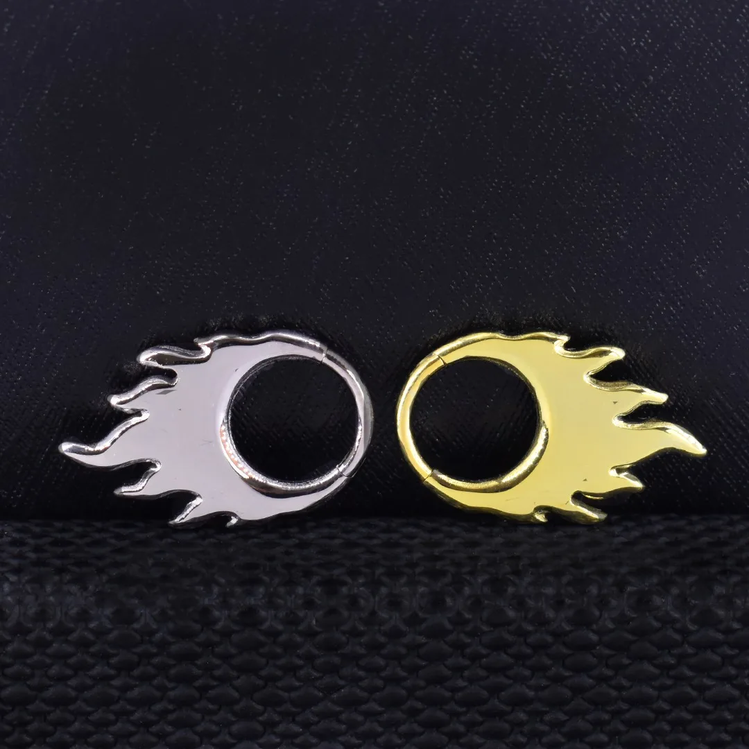 Aro Clicker Flame - Titanio G.I – Piercing Colombia