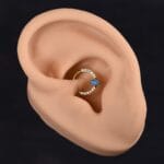 Aro Clicker Rouge - Titanio G.I – Piercing Colombia