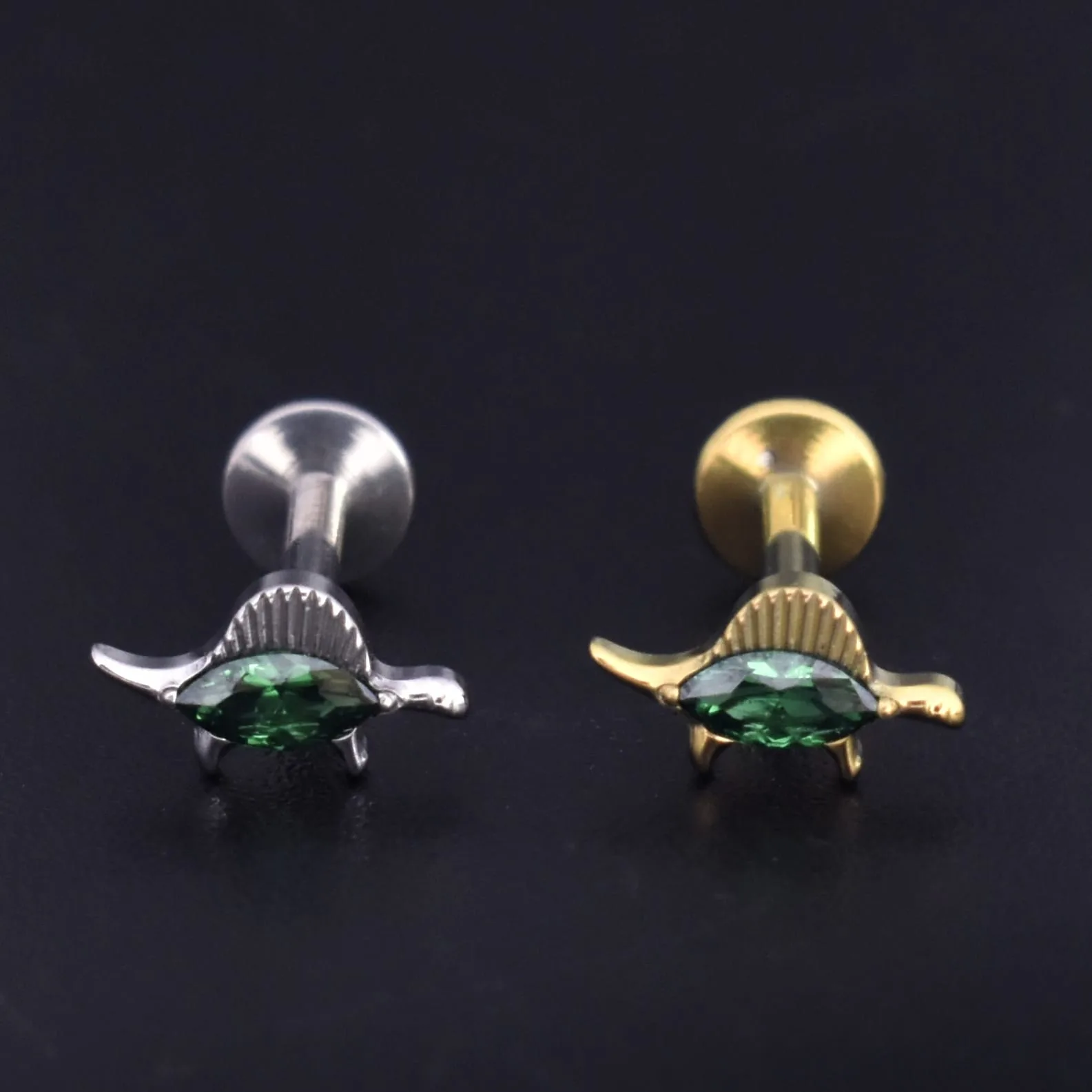 Labret Dino - Titanio G.I. – Piercing Colombia