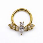 Aro Clicker Mina 8mm - Titanio G.I – Piercing Colombia