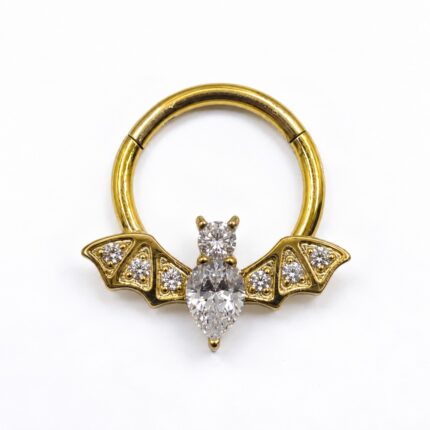Aro Clicker Mina 8mm en titanio grado implante – Piercing Oreja
