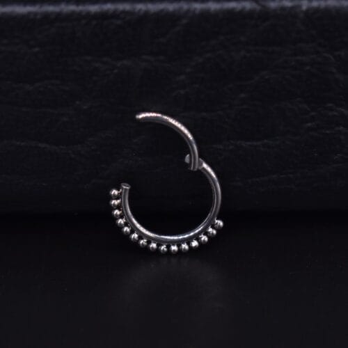 Clicker Nostril Pearl 18g - Titanio G.I – Piercing Colombia
