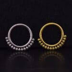 Clicker Nostril Pearl 18g - Titanio G.I – Piercing Colombia