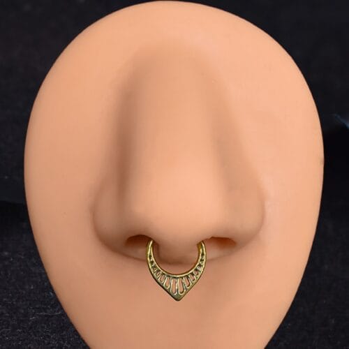 Aro Clicker Alejandría - Titanio G.I – Piercing Colombia