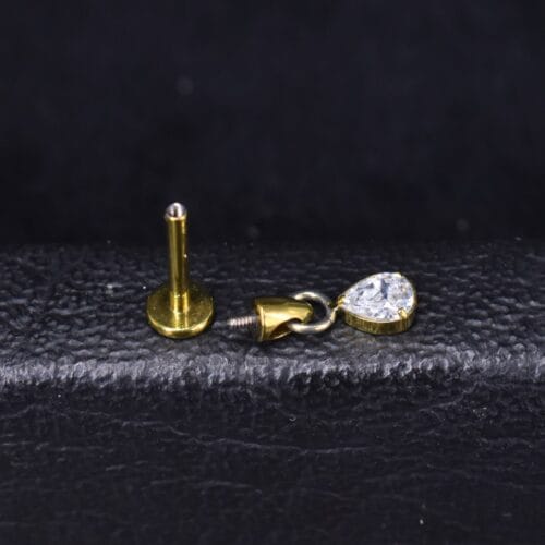 Labret Charm Prometeo - Titanio G.I – Piercing Colombia