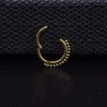 Aro Clicker Pearl - Titanio G.I – Piercing Colombia