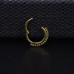 Aro Clicker Pearl - Titanio G.I – Piercing Colombia