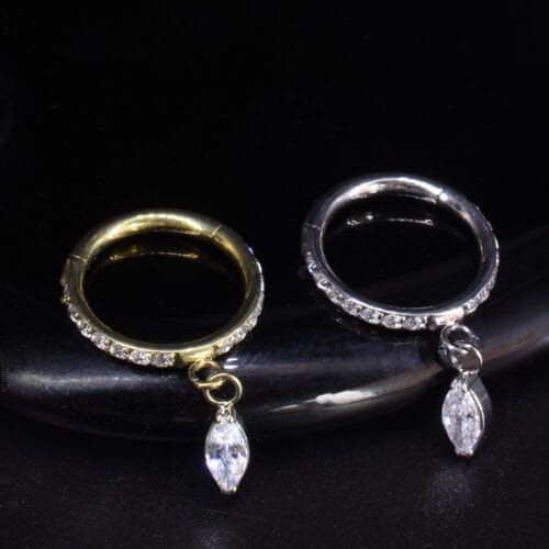 Aro Clicker Elizabeth Taylor - Titanio G.I – Piercing Colombia