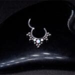 Aro Clicker Oceanía 8mm - Titanio G.I – Piercing Colombia