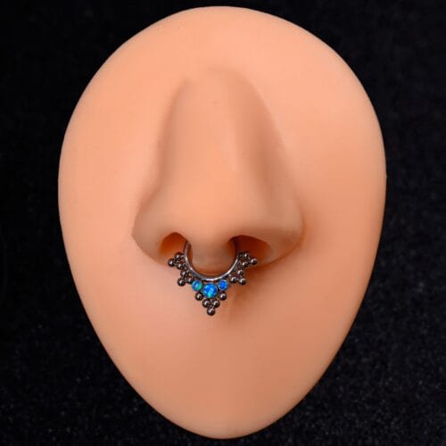 Aro Clicker Oceanía 8mm - Titanio G.I – Piercing Colombia