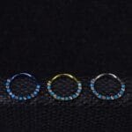 Aro Clicker 8mm Maxinne Frontal - Titanio G.I – Piercing Colombia