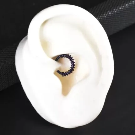 Aro Clicker Chihiro 8mm en titanio grado implante – Piercing Ceja