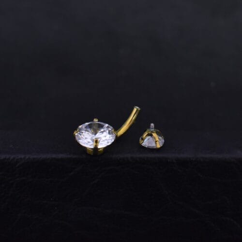 Belly Maxi-Zircón - Titanio G.I – Piercing Colombia