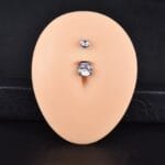 Belly Maxi-Zircón - Titanio G.I – Piercing Colombia