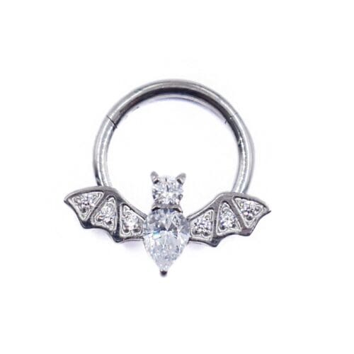 Aro Clicker Mina 8mm - Titanio G.I – Piercing Colombia
