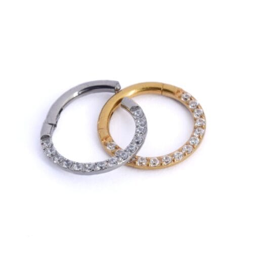 Aro Clicker Temis 8mm - Titanio G.I – Piercing Colombia