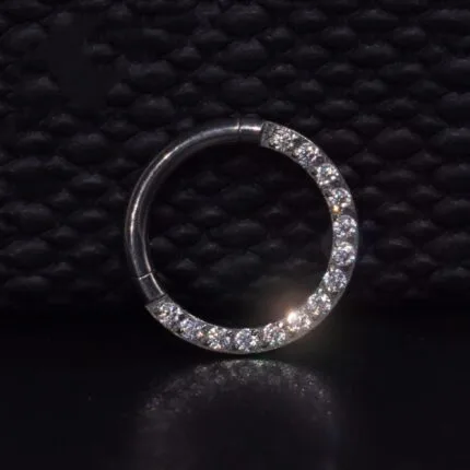 Aro Clicker Temis 8mm en titanio grado implante – Piercing Oreja