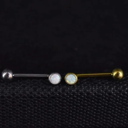Piercing Christina Ópalo Nebulosa en titanio grado implante – Piercing Christina (Zona intima)