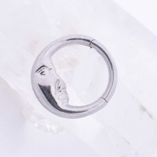 Aro Clicker Mecano 8mm - Acero Quirúrgico – Piercing Colombia