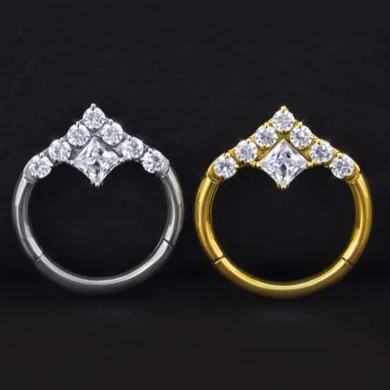 Aro Clicker en titanio grado implante 8mm - Hada – Piercing Oreja