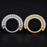 Aro Clicker Titanio G.I 8mm - Rebecca – Piercing Colombia