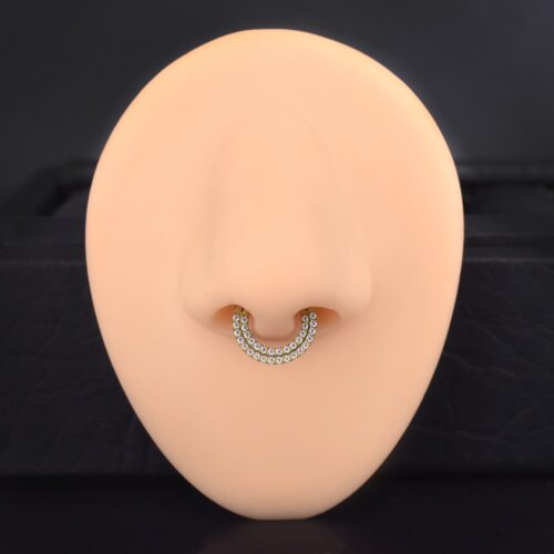 Aro Clicker Titanio G.I 8mm - Rebecca – Piercing Colombia