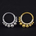Aro Clicker Titanio G.I 8mm - Helena – Piercing Colombia