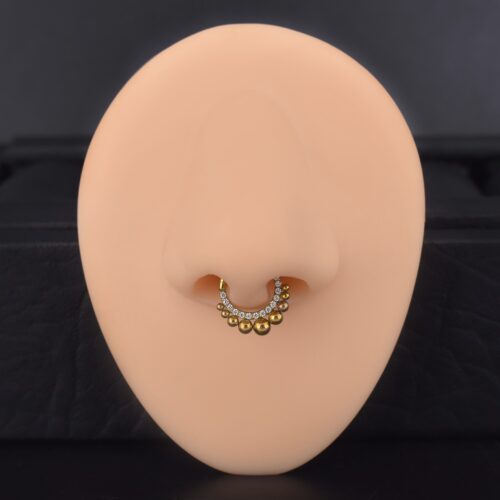 Aro Clicker Titanio G.I 8mm - Helena – Piercing Colombia